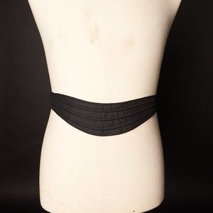 Vintage Black Cummerbund Belt